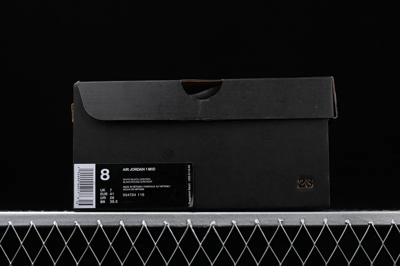 All categories Air Jordan Jordan series basketball shoes Air Jordan 1 Mid Air Jordan 1 Mid AJ1 Joe 1 "Little Chicago" basketball shoes full toe layer authentic 554724-116